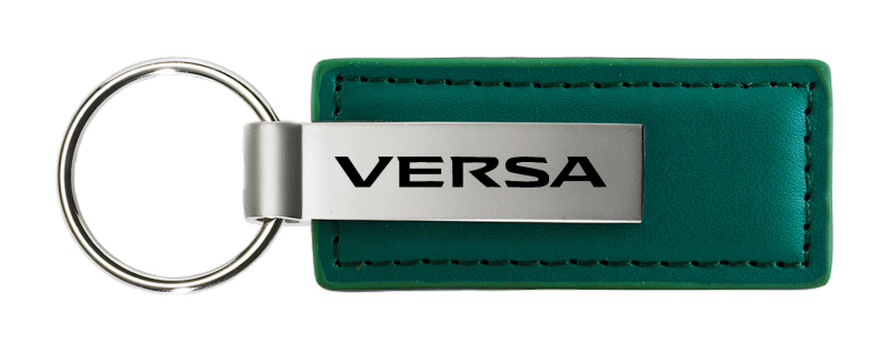 Versa Leather Key Fob - Green
