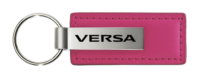 Versa Leather Key Fob - Pink