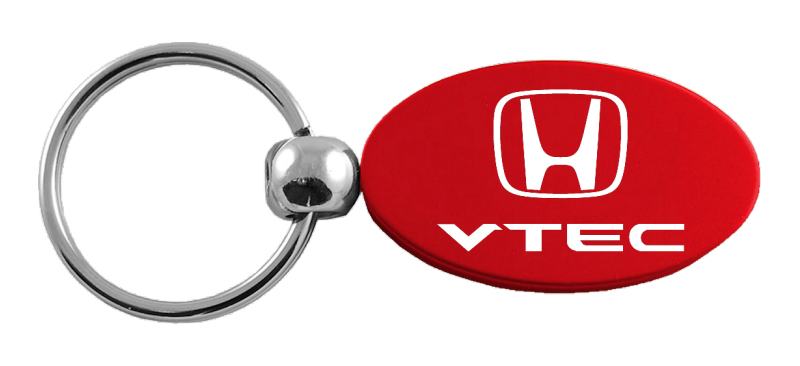VTEC Oval Key Fob - Red
