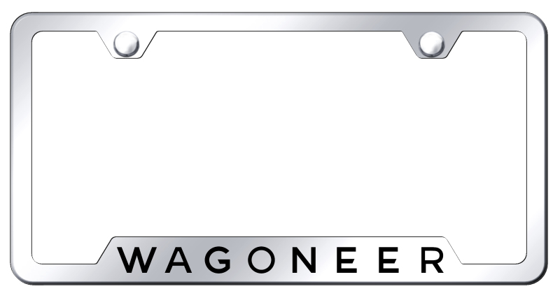 Wagoneer Cut-Out Frame - Laser Etched Mirrored