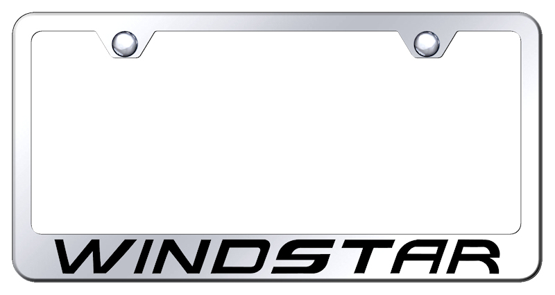 Windstar Stainless Steel Frame - Laser Etched Mirrored