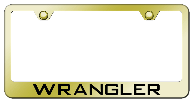 Wrangler Stainless Steel Frame - Laser Etched Gold