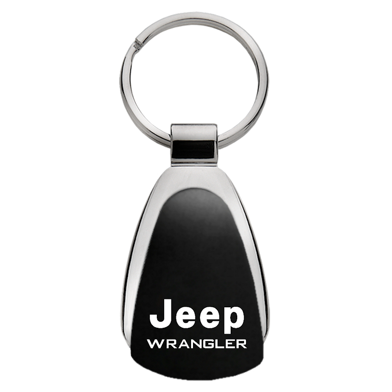 Wrangler Teardrop Key Fob - Black