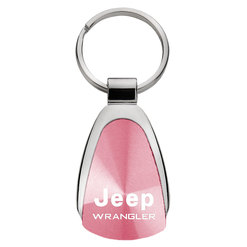 Wrangler Teardrop Key Fob - Pink