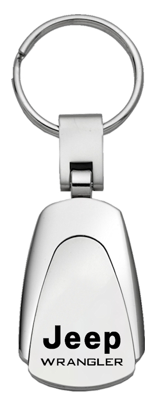 Wrangler Teardrop Key Fob - Silver