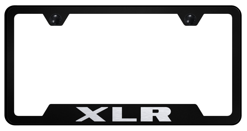 XLR Cut-Out Frame - Laser Etched Black