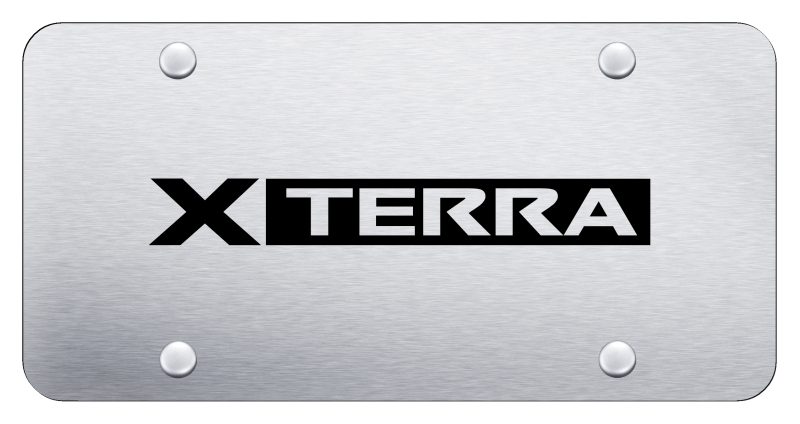 Xterra License Plate - Laser Etched Brushed