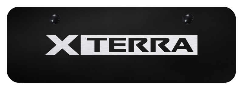 Xterra Mini Plate - Laser Etched Black