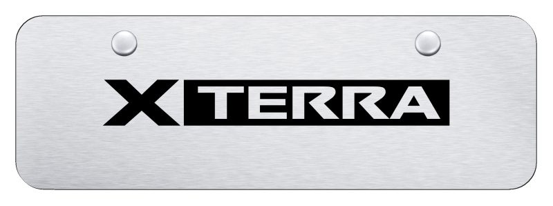 Xterra Mini Plate - Laser Etched Brushed