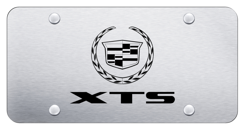 XTS License Plate - Laser Etched Brushed