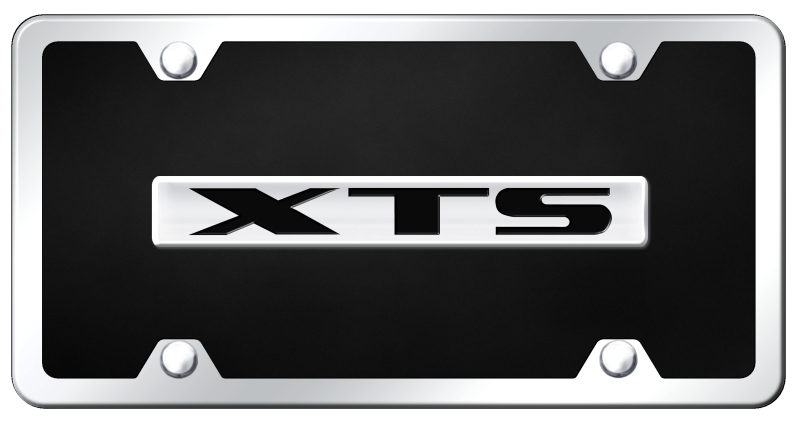 XTS Name Acrylic Kit - Chrome on Black