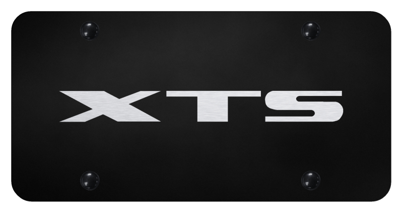 XTS (Name Only) License Plate - Laser Etched Black