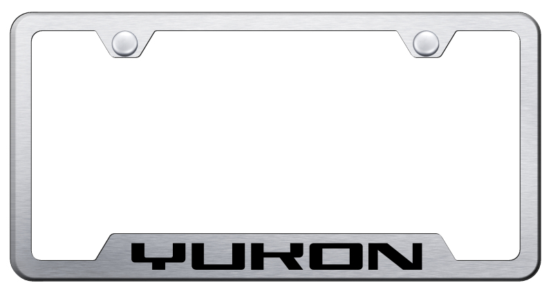 Yukon Cut-Out Frame - Laser Etched Brushed
