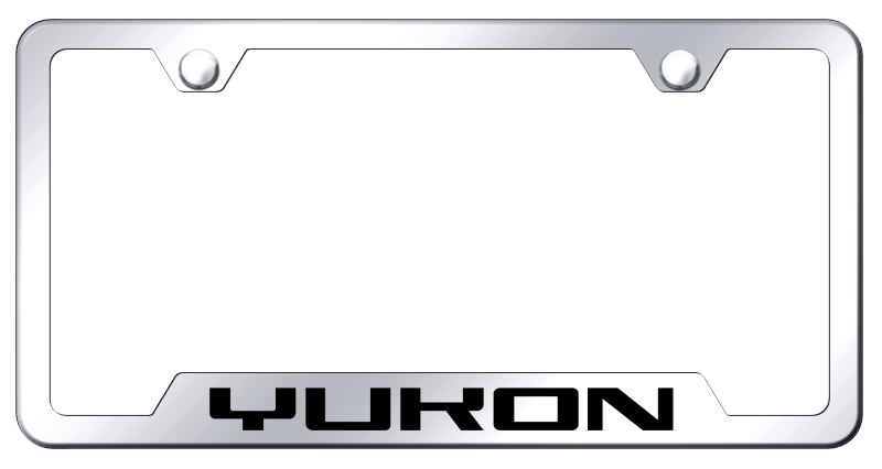 Yukon Cut-Out Frame - Laser Etched Mirrored