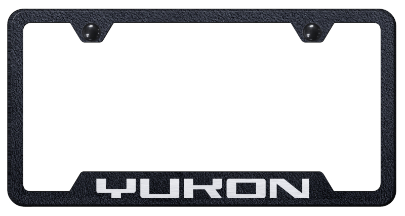 Yukon Cut-Out Frame - Laser Etched Rugged Black