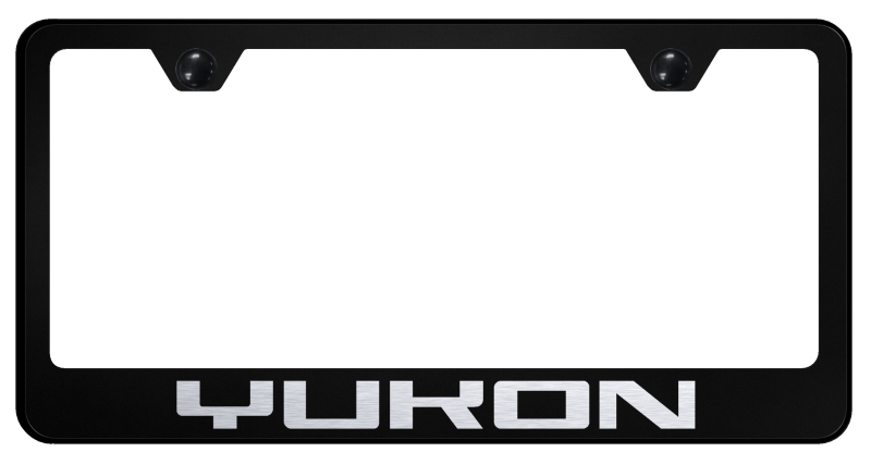 Yukon Stainless Steel Frame - Laser Etched Black
