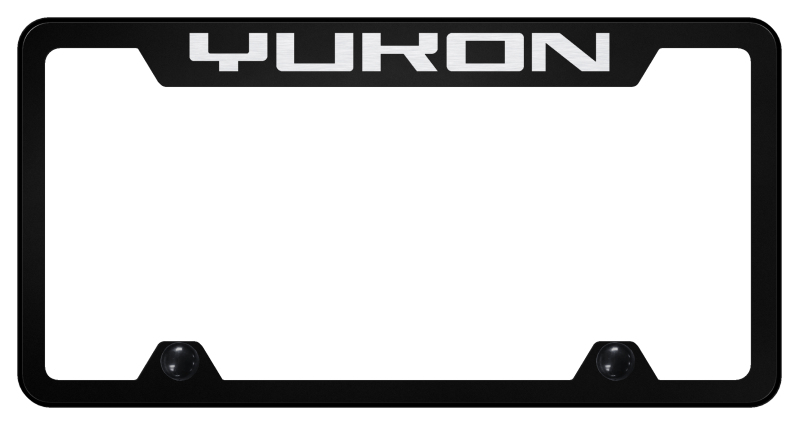 Yukon Steel Truck Cut-Out Frame - Laser Etched Black