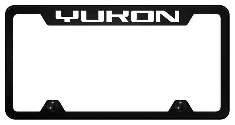 Yukon Steel Truck Cut-Out Frame - UV Print on Black