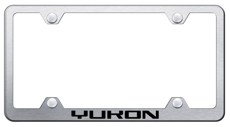 Yukon Steel Wide Body Frame - Laser Etched Brushed