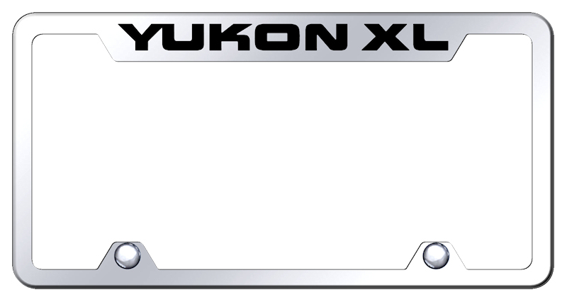 Yukon XL Steel Truck Cut-Out Frame - Laser Etched Mirrored