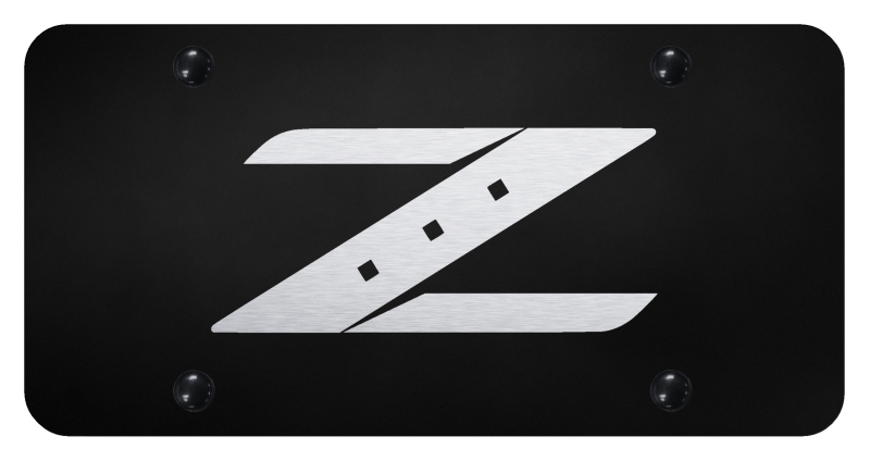 Z License Plate - Laser Etched Black