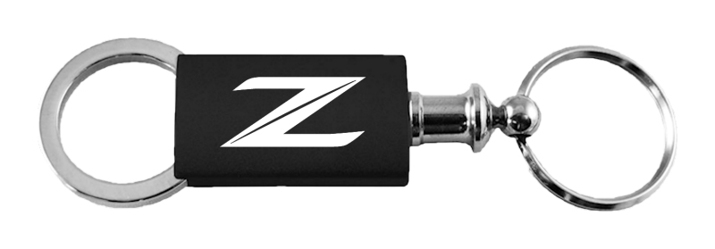 Z (New) Anodized Aluminum Valet Key Fob - Black