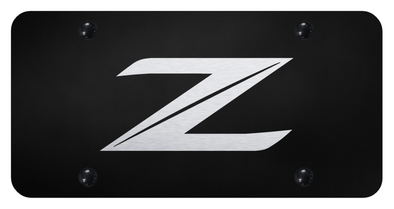 Z (New) License Plate - Laser Etched Black