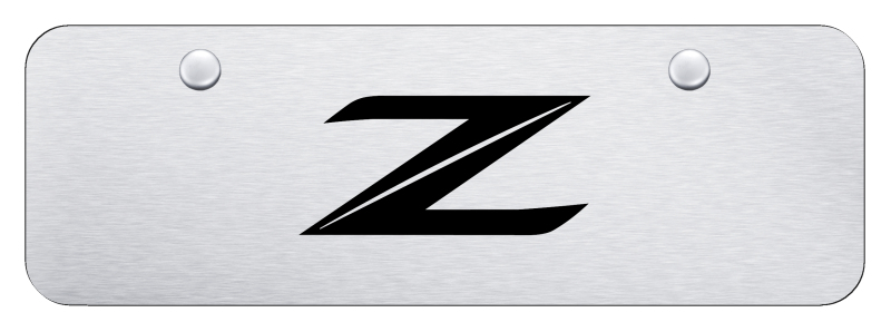 Z (New) Mini Plate - Laser Etched Brushed