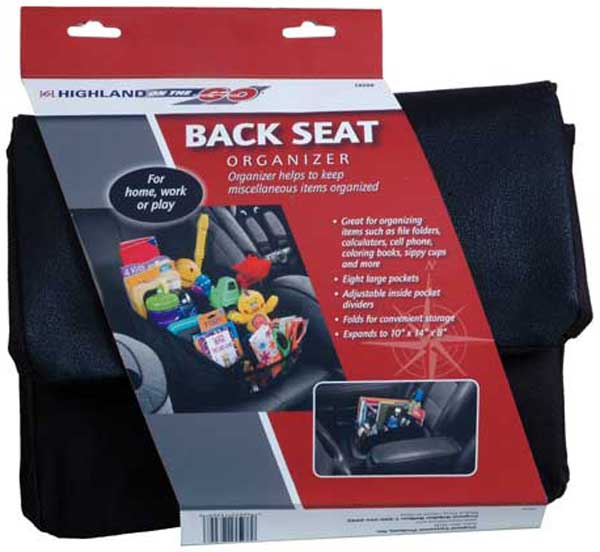 Highland Collapsible Back Seat Organizer