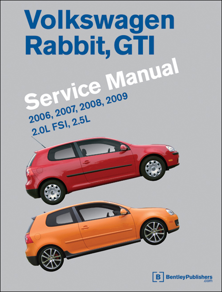 Bentley Volkswagen Rabbit & GTI Service Manual (2006-2009)