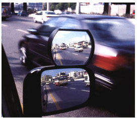 Auxiliary Wide Angle Side-View  Mirror Attachment (Large)