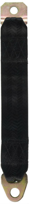 Black 12" Seat Belt Extension