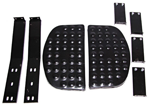 Rugged Ridge Black Side Steps (Pair)