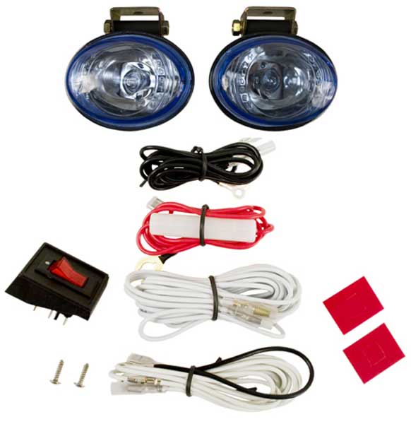 Blazer Radiant Effects Oval Blue Driving Light Kit