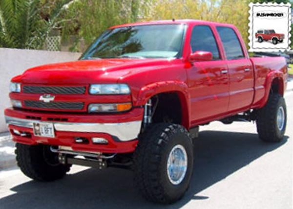 Chevy Silverado & GMC Sierra Bushwacker Pocket Style Fender Flare Kit (1999-2007)