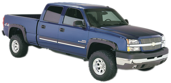 Chevrolet Silverado Bushwacker Pocket Style Fender Flare Kit (2003-2007)