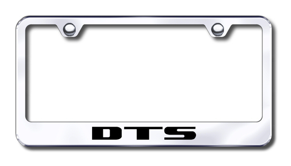 Cadillac DTS Laser Etched Stainless Steel License Plate Frame