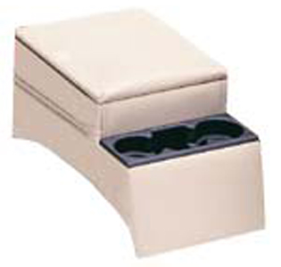 Full Size Car & Truck Bench Seat Center Console - Color:Gray