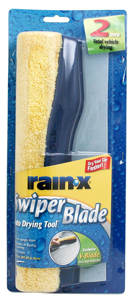 Rain-X 2-Sided Swiper Blade & Microfiber Bonnet Auto Drying Tool