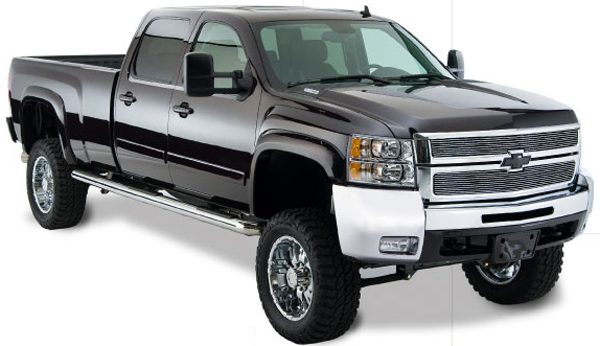 Chevrolet Silverado Bushwacker Extend-A-Fender Flare Kit (2007-2014)