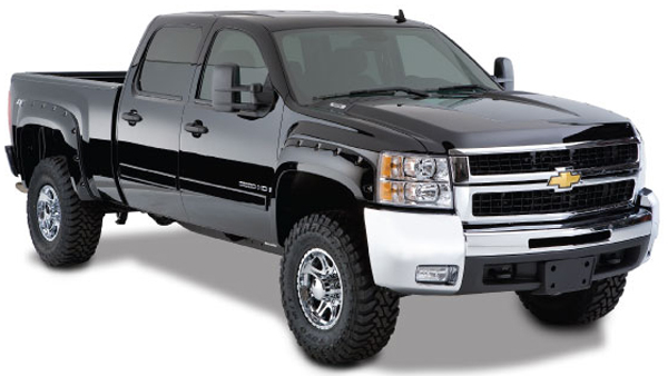 Chevrolet Silverado Bushwacker Pocket Style Fender Flare Kit (2007-2014)