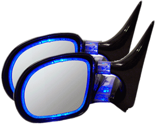 CIPA Blue Optic Glow Ford Ranger Side View Mirrors - 1993-2001 (Pair)