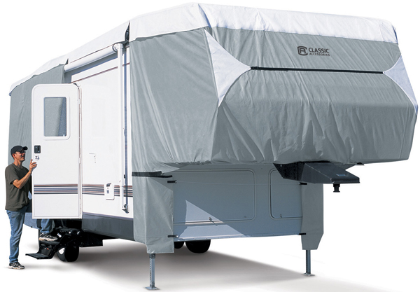 Classic Polypro III Deluxe 5th Wheel Trailer Cover - Model:Extra Tall Model 6