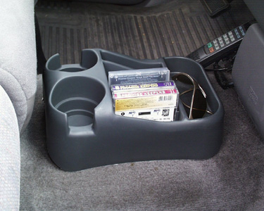 Clutter Catcher Contour Consoles - Color:Black