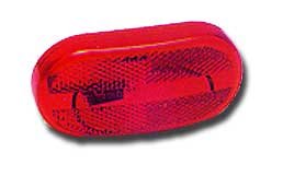 Combination Clearance Light and Reflector - Please select:#BLAC484W1R Red