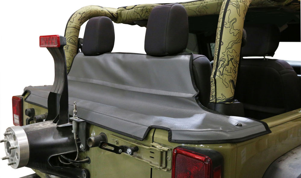 Coverking Jeep Wrangler JK Rhinohide Gray Tonneau Cover