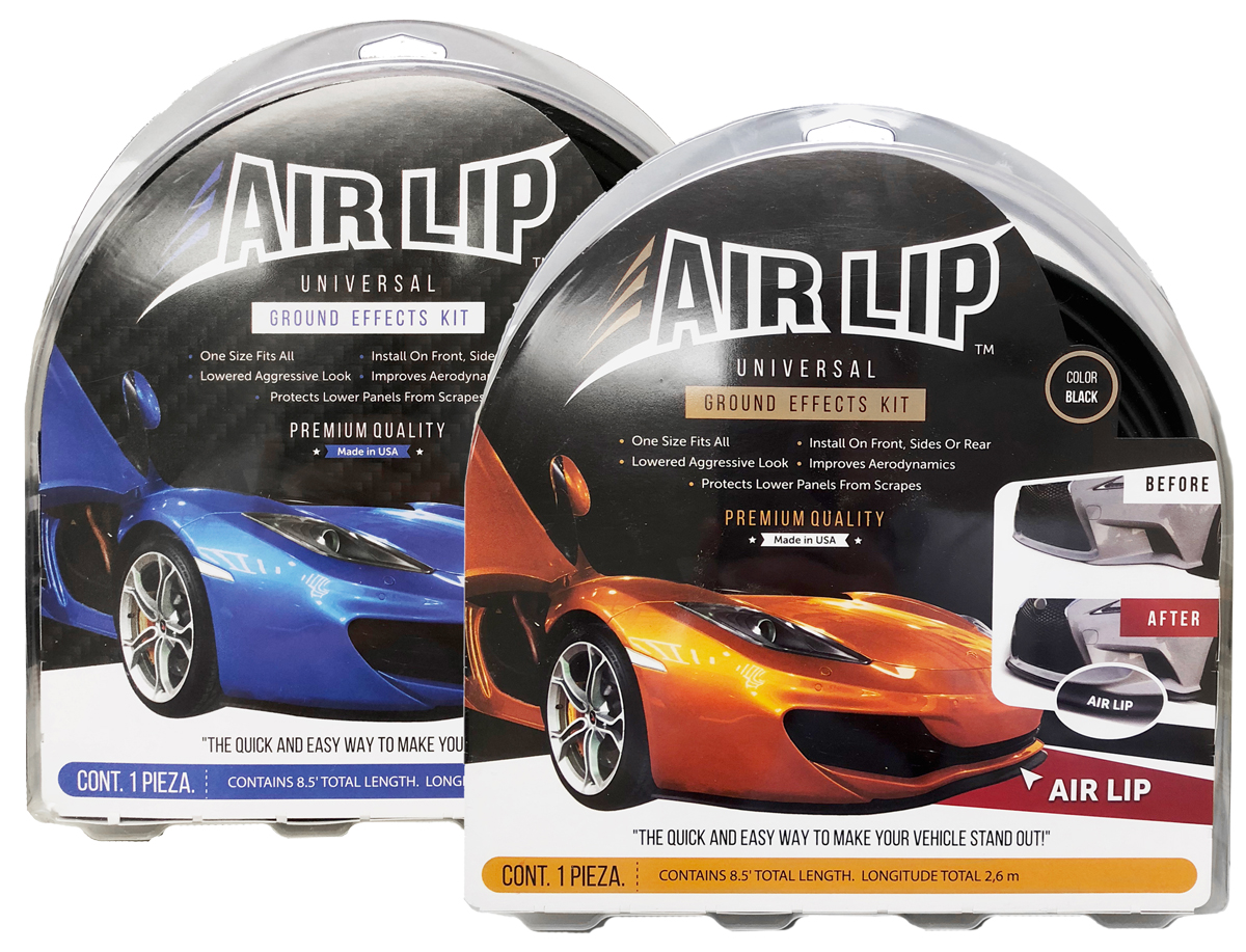 Universal Ground Effects Air Lip Kit (8' x 6") - Colors:Carbon Fiber