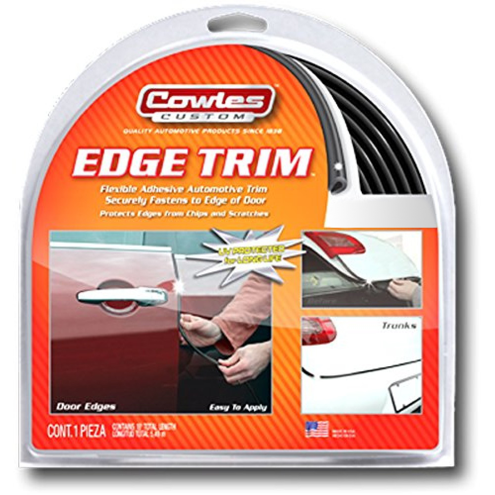 Cowles Custom Door Edge Trim (50 ft) - Colors:Chrome