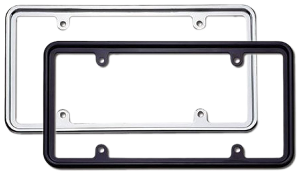 Cruiser Perimeter License Plate Frame - Color: