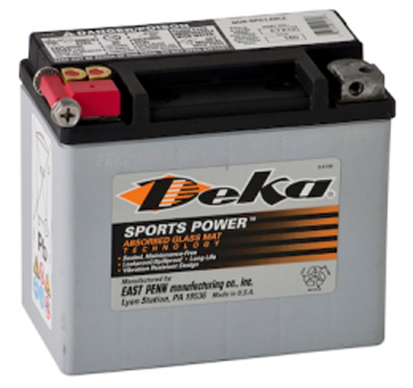 Deka ETX12 AGM Power Sport Battery (180 CCA)